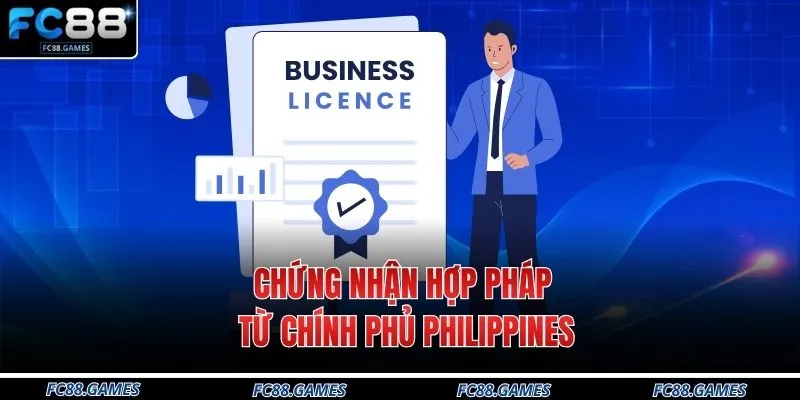 Chứng nhận hợp pháp từ chính phủ philippines